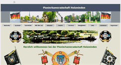 Desktop Screenshot of pionierkameradschaft-holzminden.org